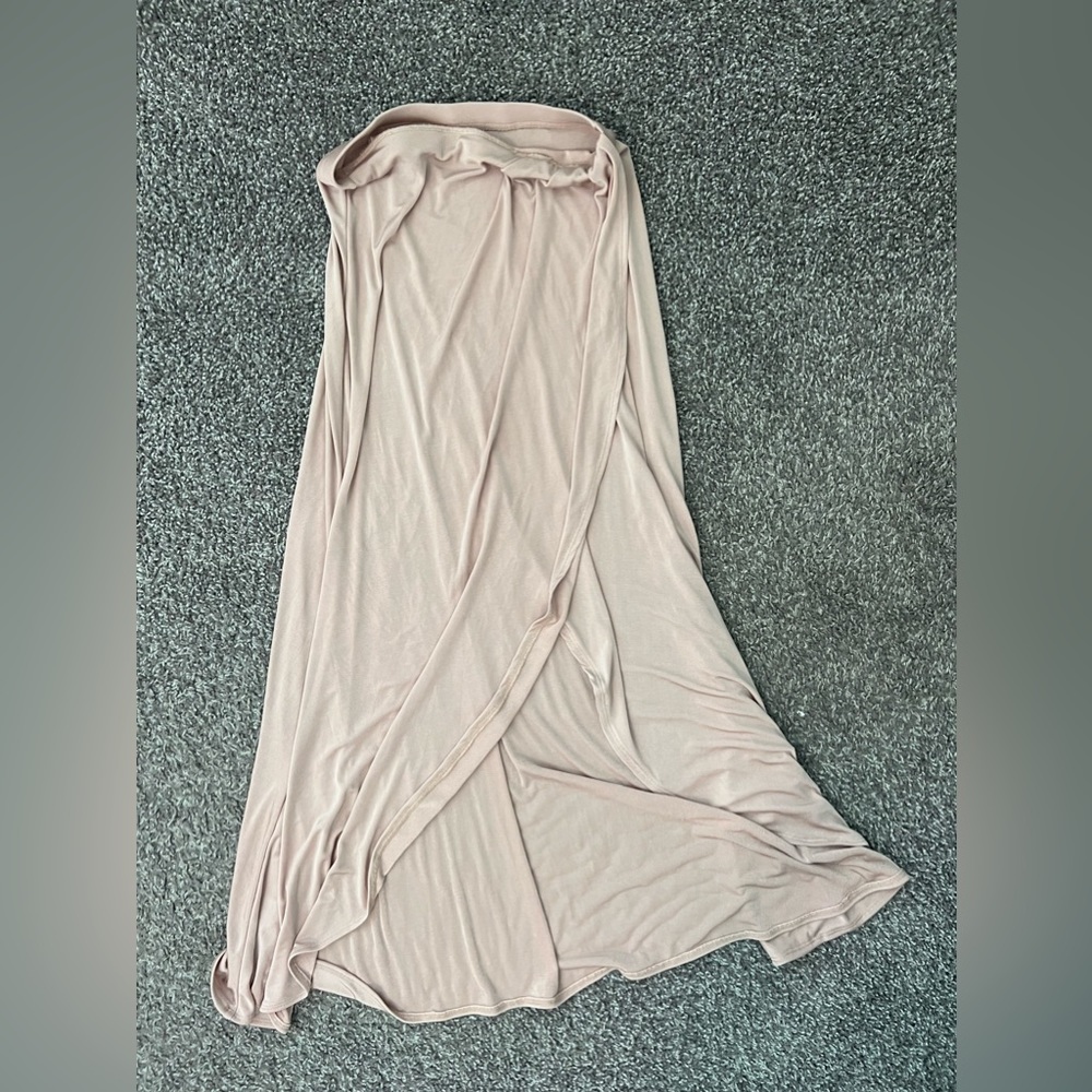 Free People satin maxi skirt